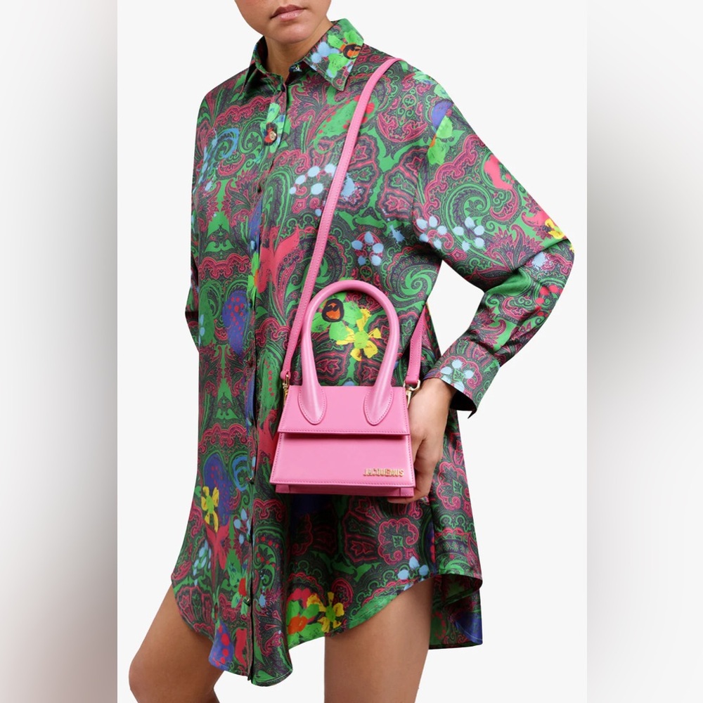 $900 MRSP | JACQUEMUS - Le Chiquito Moyen Bag | Neon Pink | NWOT